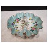 Vtg Carl Tislsch Porcelain Divided Dish