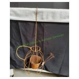 Hanging Metal Teapot Planter w/ Pot