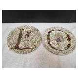 (2) Fitz & Floyd L. O. V. E. Plates