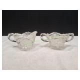 Imperial Glass Creamer & Sugar
