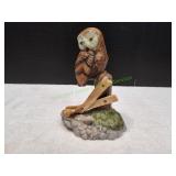 Vtg Aynsley Owl on Tree Stump