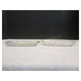 (2) Vtg Relish Dishes