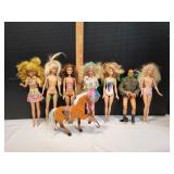 Lot of Barbie Dolls & More Lot of Barbie Dolls & More
