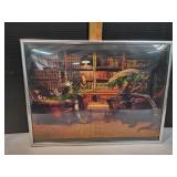 12x16.5 Xenomorph & Yautja Playing Chess Poster 12x16.5 Xenomorph & Yautja Playing Chess Poster