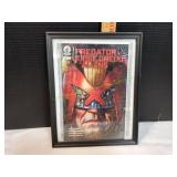 Framed Predator vs Judge Dredd vs Aliens Comic #1 Framed Predator vs Judge Dredd vs Aliens Comic #1