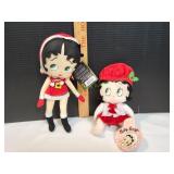 (2) Stuffed Betty Boop Dolls (2) Stuffed Betty Boop Dolls