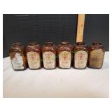 (6) Vtg Levi Garrett & Sons Snuff Bottles (6) Vtg Levi Garrett & Sons Snuff Bottles