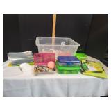 Tote of School / Office Supplies Tote of School / Office Supplies