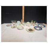 Lot of Vtg Plates, Candle Holders & More Lot of Vtg Plates, Candle Holders & More