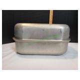 Vtg Royal Chef Aluminum Roasting Pan w/ Lid Vtg Royal Chef Aluminum Roasting Pan w/ Lid
