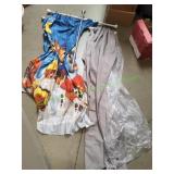 (2) Shower Curtains w/ Curtain Rods (2) Shower Curtains w/ Curtain Rods