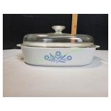 Vtg Blue Corning Ware Cornflower Baking Dish Vtg Blue Corning Ware Cornflower Baking Dish
