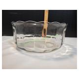 Vtg Princess House Blown Glass Optic Accent Bowl Vtg Princess House Blown Glass Optic Accent Bowl