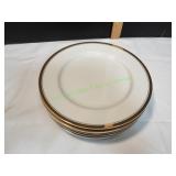 (6) Sheffield Regency Gold Porcelain Dinner (6) Sheffield Regency Gold Porcelain Dinner