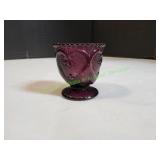 Vtg Ruby Red Egg Cup Holder Vtg Ruby Red Egg Cup Holder