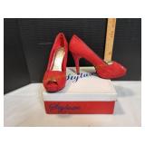 Styluxe High Heels, Red Tazsha-01 Style,Sz 8.5 Styluxe High Heels, Red Tazsha-01 Style,Sz 8.5