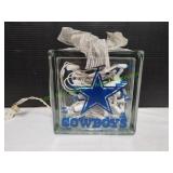 Dallas Cowboys Light-Up Decorative Glass Block Dallas Cowboys Light-Up Decorative Glass Block