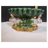 Vtg Large Spring Easter Rabbit Centerpiece Vtg Large Spring Easter Rabbit Centerpiece
