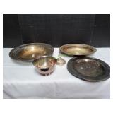 Lot of Silver-Plated Platter & More Lot of Silver-Plated Platter & More
