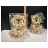 Burlap Floral Candle Wreaths Burlap Floral Candle Wreaths