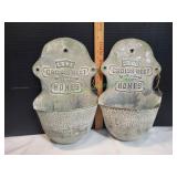 (2) Ragon House 10" Love Grows Best Wall Sconce (2) Ragon House 10" Love Grows Best Wall Sconce