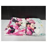 Disney Twin Minnie Fitted & Flat Sheet Disney Twin Minnie Fitted & Flat Sheet