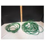 (2) Green Extension Cords (2) Green Extension Cords