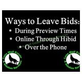 WAYS TO LEAVE BIDS WAYS TO LEAVE BIDS
