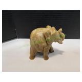 Hand-Carved Elephant Figurine Hand-Carved Elephant Figurine