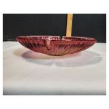 Vtg Blenko Pink Glass Ashtray Vtg Blenko Pink Glass Ashtray