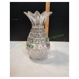 Vtg 10" Crystal Pineapple Candle Holder Vtg 10" Crystal Pineapple Candle Holder