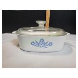 Vtg Blue Corning Ware Cornflower Baking Dish Vtg Blue Corning Ware Cornflower Baking Dish