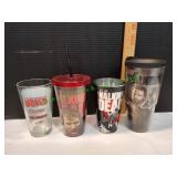(4) Walking Dead Drinking Cups (4) Walking Dead Drinking Cups