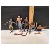(4) Walking Dead Action Figures (4) Walking Dead Action Figures