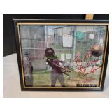 Framed Autograph Print By Michonne Framed Autograph Print By Michonne