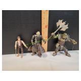 (3) LOTR Action Figures (3) LOTR Action Figures