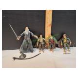 Lot of LOTR Action Figures Lot of LOTR Action Figures