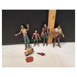(4) Walking Dead Walkers Action Figures (4) Walking Dead Walkers Action Figures