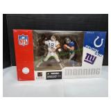 McFarlane Deluxe NFL 2-Pk Peyton & Eli McFarlane Deluxe NFL 2-Pk Peyton & Eli