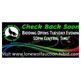 AUCTION SET TO OPEN TUESDAY, June 3rd