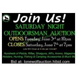 OUR OUTDOORSMAN FIREARMS & ACCESSORIES AUCTION