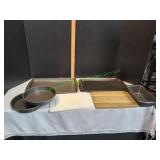 Lot of Baking Pans, Baking Sheets & More