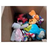 Box Lot of Stuffed Animals