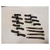Vtg Corn Cob Holders & Spreading Knives