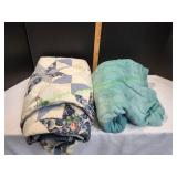 (1) Quilt & (1) Throw Blanket