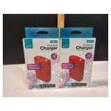 (2) iLive Portable Chargers
