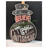 Wooden Believe in the Magic of Christmas Sign