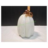 8" Blown Glass Pumpkin