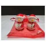 Snowman Salt & Pepper Shakers