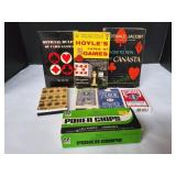 Playing Cards, Poker Chips & Card Game Books